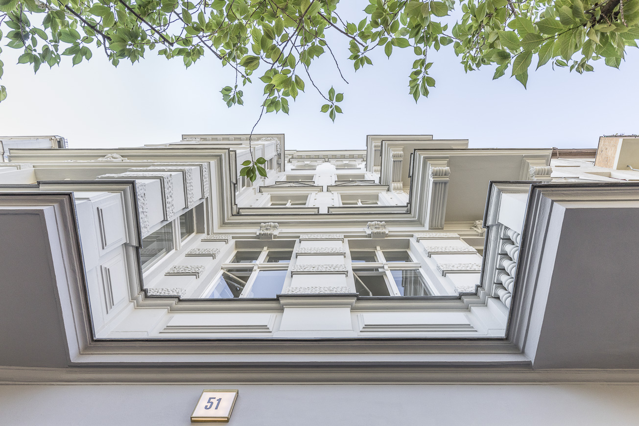 Altbaufassade in Schöneberg