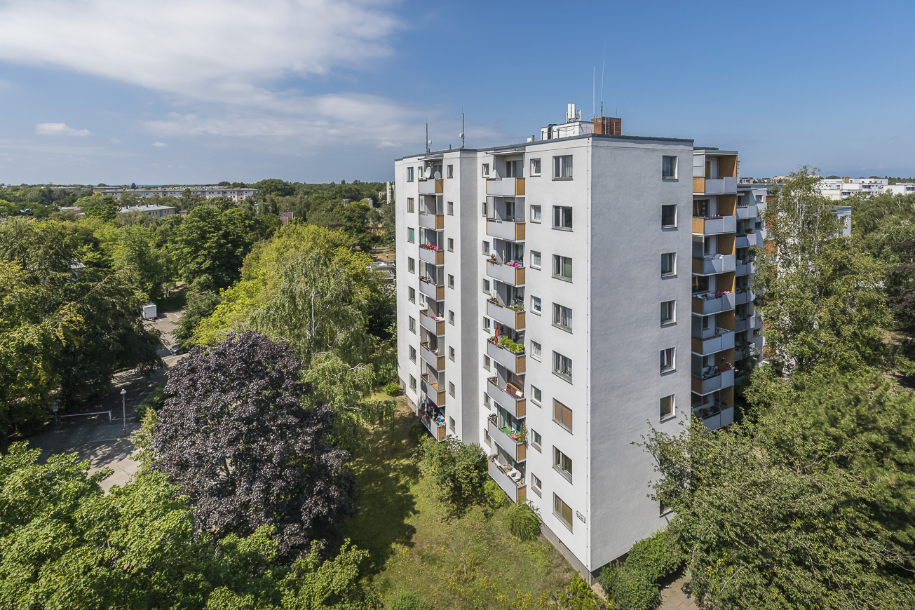 Neubau-Hochhaus in Berlin-Reinickendorf